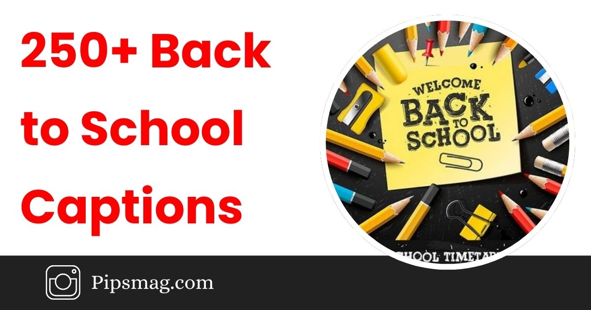 Back to School Captions